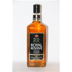 750ML BOTTLE OF RR ROYAL RESERVE CANADIAN RYE