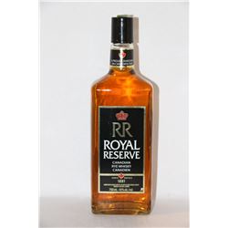 750ML BOTTLE OF RR ROYAL RESERVE CANADIAN RYE