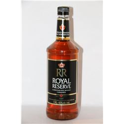 1.14L BOTTLE OF RR ROYAL RESERVE CANADIAN RYE