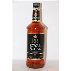 750ML BOTTLE OF RR ROYAL RESERVE CANADIAN RYE