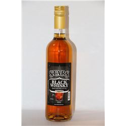 4 BOTTLES OF STARS BLACK CANADIAN WHISKY