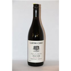 3 BOTTLES OF LAYER CAKE PINOT NOIR VINTAGE 2013