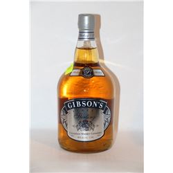 1.14L BOTTLE OF GIBSON'S STERLING CANADIAN WHISKY