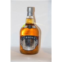 1.14L BOTTLE OF GIBSON'S STERLING CANADIAN WHISKY
