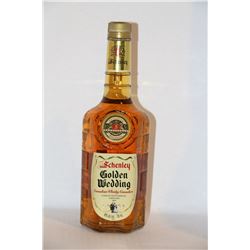 750ML BOTTLE OF SCHENLEY GOLDEN WEDDING WHISKY
