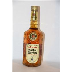 750ML BOTTLE OF SCHENLEY GOLDEN WEDDING WHISKY