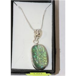 AUSTRAILIAN TRIPLATE OPAL 8 GRAMS .925 SILVER