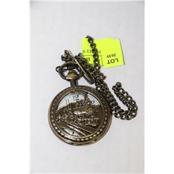 TRAIN POCKET WATCH