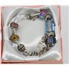 Image 1 : PANDORA STYLE MURANO GLASS BRACELET