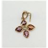 14KT GOLD PINK SAPPHIRE (1.30CT) & DIAMOND PENDANT