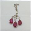 14KT GOLD RUBY (4.70CT) & DIAMOND PENDANT