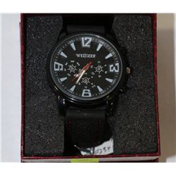 WEISIEER MAN'S WATCH RUBBER STRAP