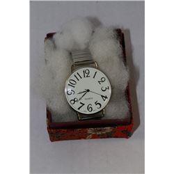 UNISEX LARGE NUMBER WRISTWATCH