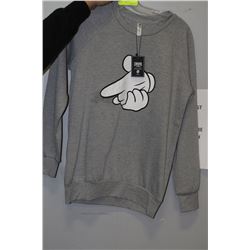 CROOKS AND CASTLES SWEATER GREY SIZE SMALL