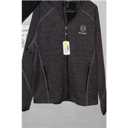 MENS LARGE DODGE ZIP UP SWEATER