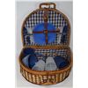 PICNIC SET IN BASKET
