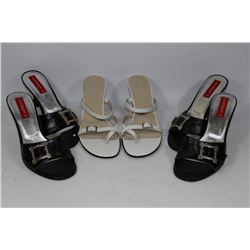 3 PAIRS OF WOMENS SHOES