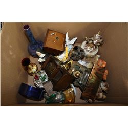 BOX OF MISC. ORNAMENTS