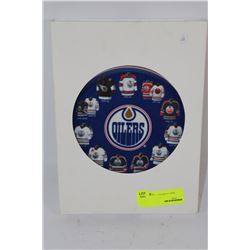 OILERS CERAMIC COLLECTOR PLATE