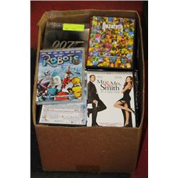 BOX OF DVDS