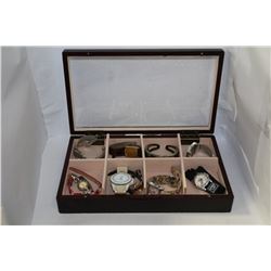 BOX OF WATCHES
