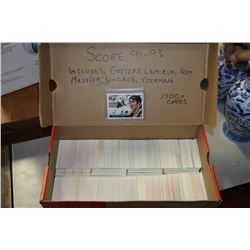1991-93 SCORE 1500+ HOCKEY CARD COLLECTION