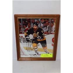 RAY BOURQUE FRAMED AUTOGRAPHED PHOTO