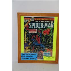 THE AMAZING SPIDERMAN #11 1977 COMIC BOOK DISPLAY