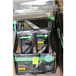 14 PACKS OFHITACHI 1-1/2" FINISH NAILS -