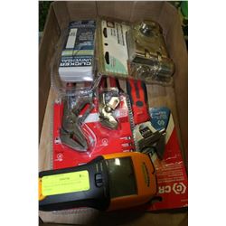 TRAY OF NEW WRENCHES AND LOCKS