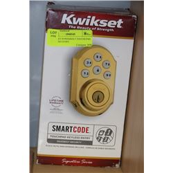 KWIKSET POWERBOLT TOUCHLPAD KEYLESS ENTRY