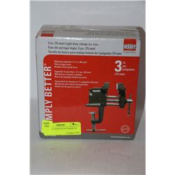 BESSEY 3" LIGHT DUTY CLAMP ON VISE