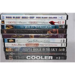 BUNDLE OF 10 DVD'S