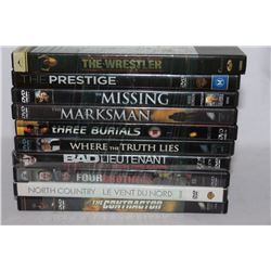 BUNDLE OF 10 DVD'S