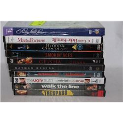 BUNDLE OF 10 DVD'S