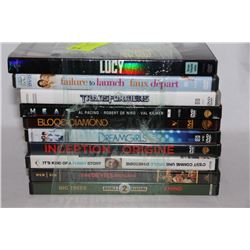 BUNDLE OF 10 DVD'S