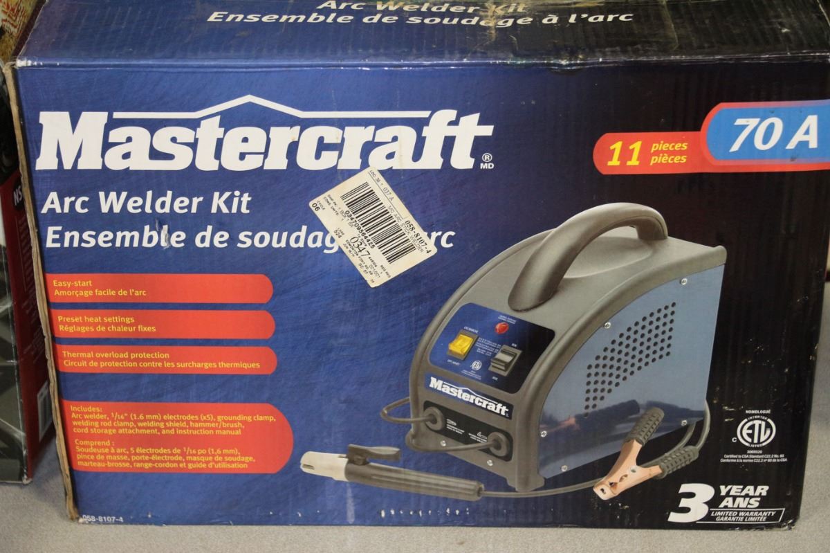 MASTERCRAFT ARC WELDER KIT