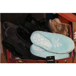 TRAY OF ASSORTED SLIPPERS/SANDALS