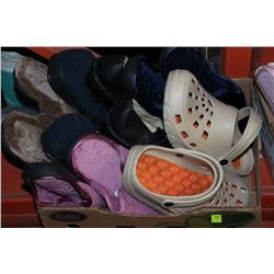 TRAY OF ASSORTED SLIPPERS/SANDALS
