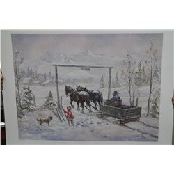 GEORGIA JARVIS LTD EDITION PRINT "THE FINAL GATE"