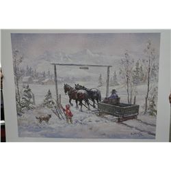 GEORGIA JARVIS LTD EDITION PRINT "THE FINAL GATE"