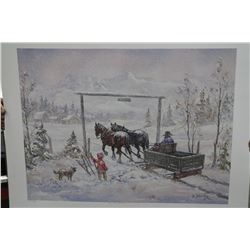 GEORGIA JARVIS LTD EDITION PRINT "THE FINAL GATE"