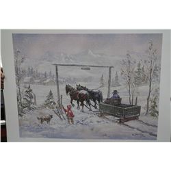 GEORGIA JARVIS LTD EDITION PRINT "THE FINAL GATE"