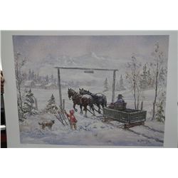 GEORGIA JARVIS LTD EDITION PRINT "THE FINAL GATE"