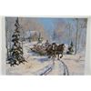 Image 1 : GEORGIA JARVIS LTD EDITION PRINT "HAY SLEIGH KIDS"