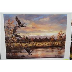 GEORGIA JARVIS LTD EDITION PRINT "NATURES SHOWCASE