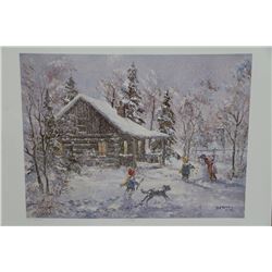 GEORGIA JARVIS LTD EDITION PRINT "FROSTY"