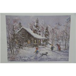 GEORGIA JARVIS LTD EDITION PRINT "FROSTY"