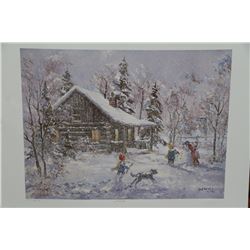 GEORGIA JARVIS LTD EDITION PRINT "FROSTY"
