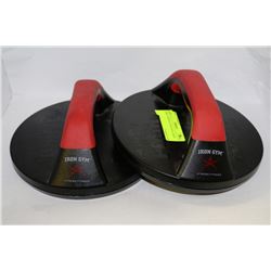 PAIR OF IRON GYM PUSHUP GRIPS